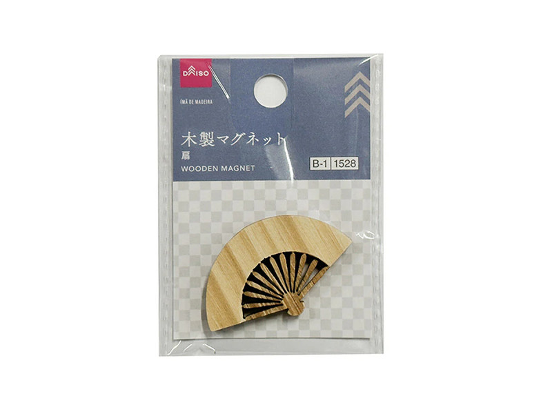 木製マグネット（扇）