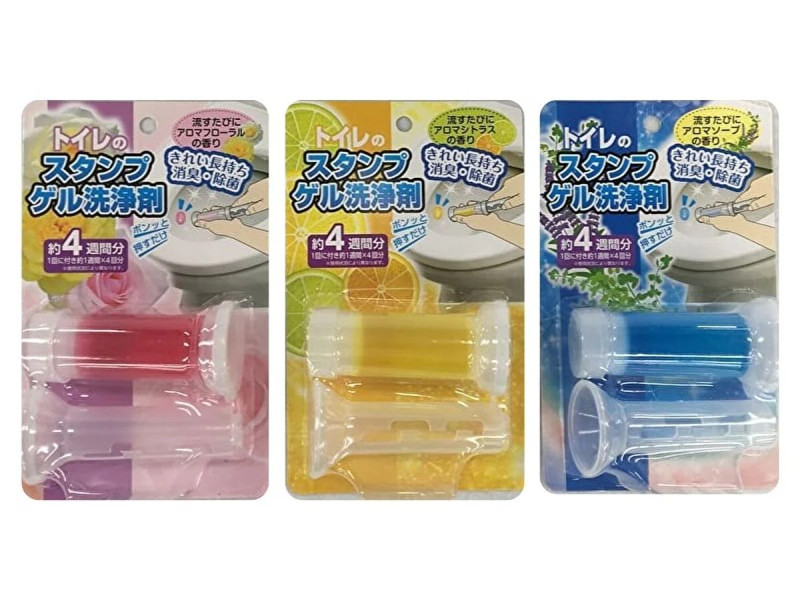 トイレのスタンプゲルクリーナー