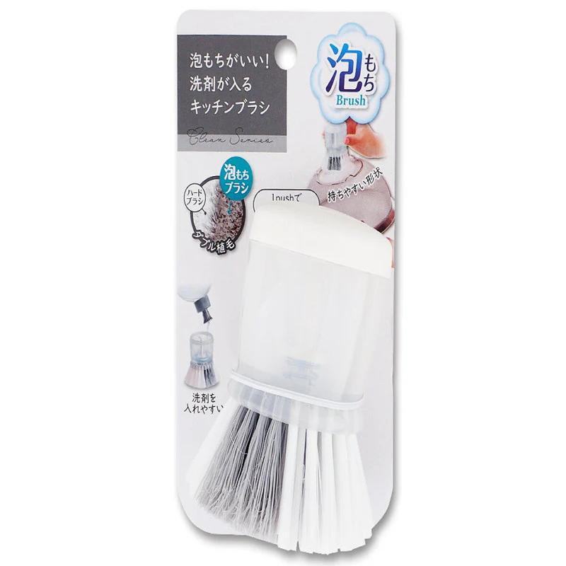 洗剤が入るキッチンブラシ