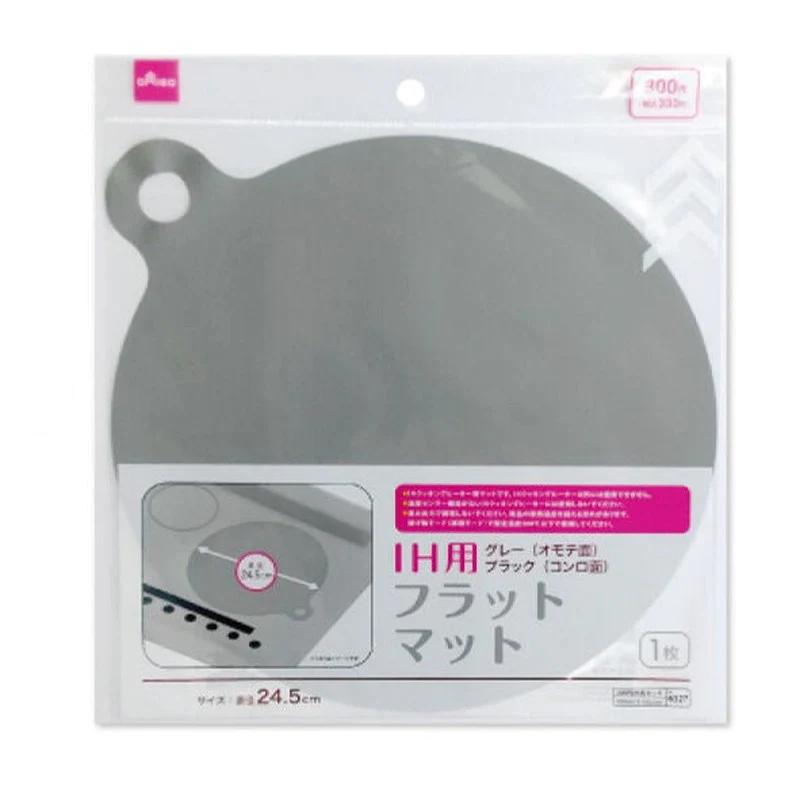 フラットマット（ＩＨ用、直径２４．５ｃｍ、グレー）