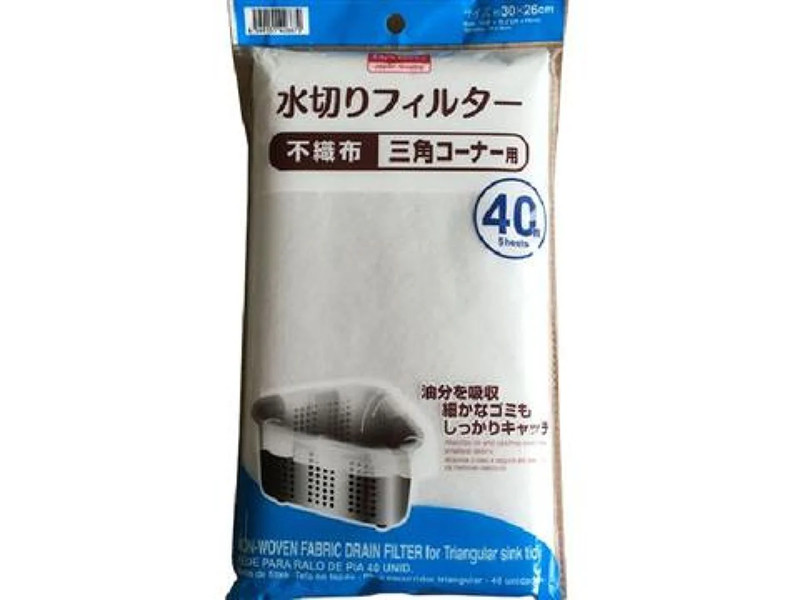 水切りフィルター不織布三角コーナー40枚