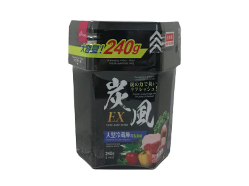 炭風ＥＸ脱臭剤（大型冷蔵庫用、２４０ｇ）