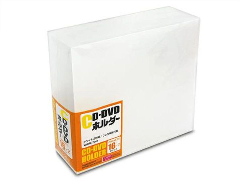 CD・DVDホルダー16ポケット×2冊