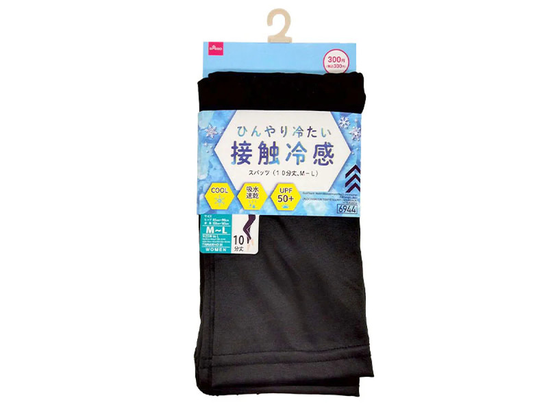 接触冷感、吸水速乾スパッツ（１０分丈、Ｍ－Ｌ）