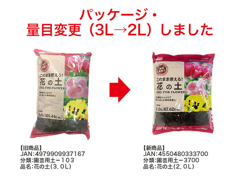 花の土（２．０Ｌ）