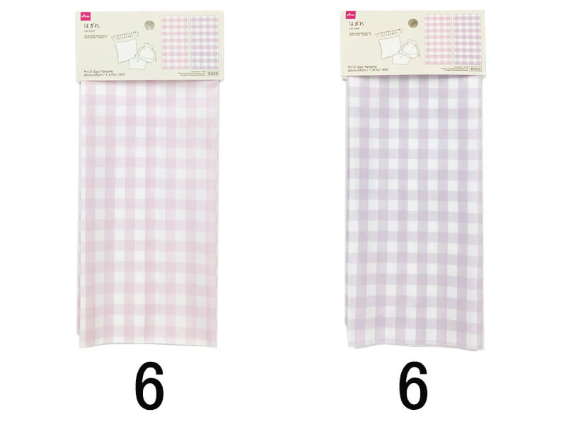 はぎれ（４０ｃｍ×５５ｃｍ、チェック柄、Ａ）