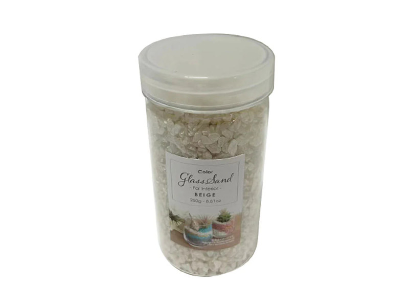 インテリアガラスカラーサンド（ベージュ、約２５０ｇ）