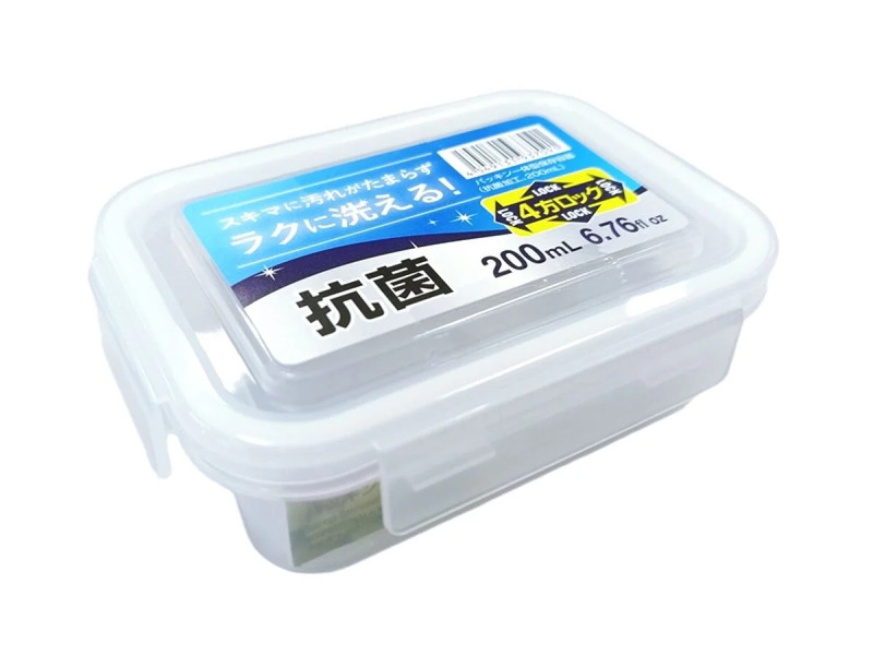 パッキン一体型保存容器（抗菌加工、２００ｍＬ）