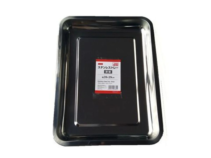 ステンレストレー（深型、約39×29cm）