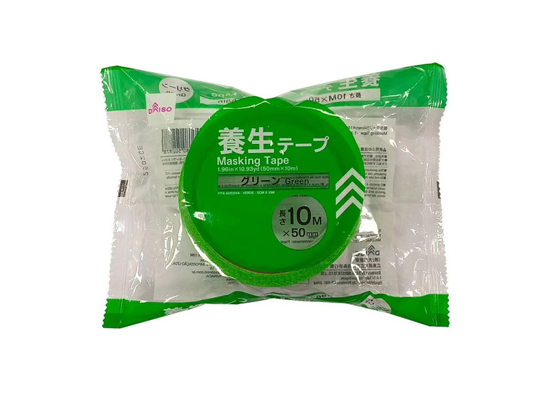 養生テープ（５０ｍｍ×１０ｍ、グリーン）