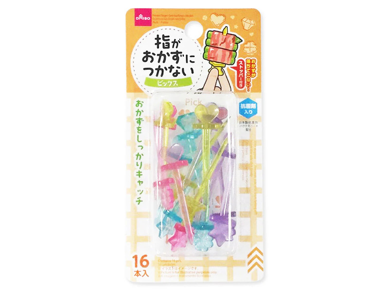 抗菌指がおかずにつかないピックス（１６本）