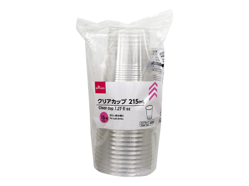 クリアカップ（１６個）２１５ｍＬ