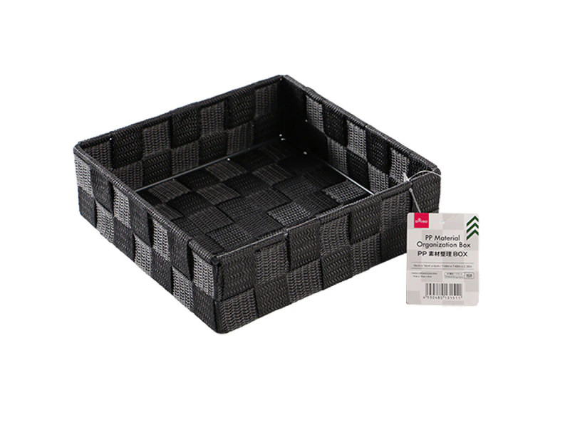 ＰＰ素材整理ＢＯＸ（１９ｃｍｘ１９ｃｍｘ６ｃｍ）