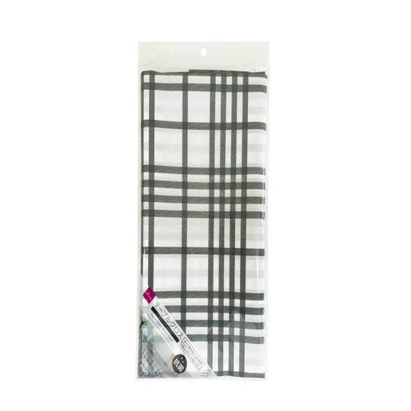 抗菌テーブルクロス（ブラックチェック、１３０ｃｍ×１７５ｃｍ）