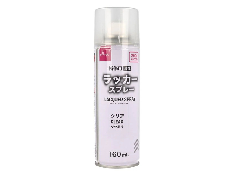 ラッカースプレー（クリア、１６０ｍＬ）