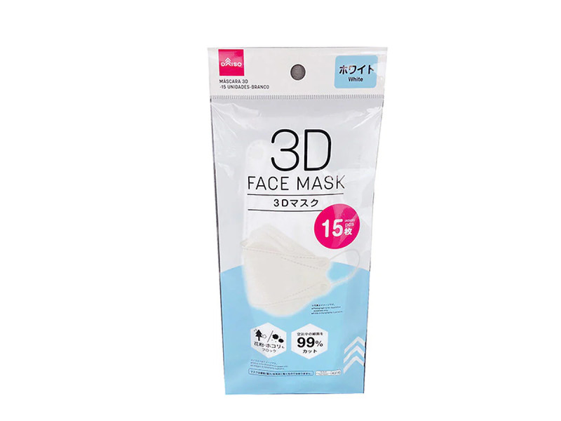 ３Ｄマスク（１５枚、ホワイト）