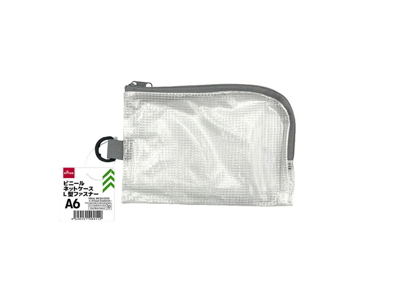ビニールネットケースＬ型ファスナーＡ６