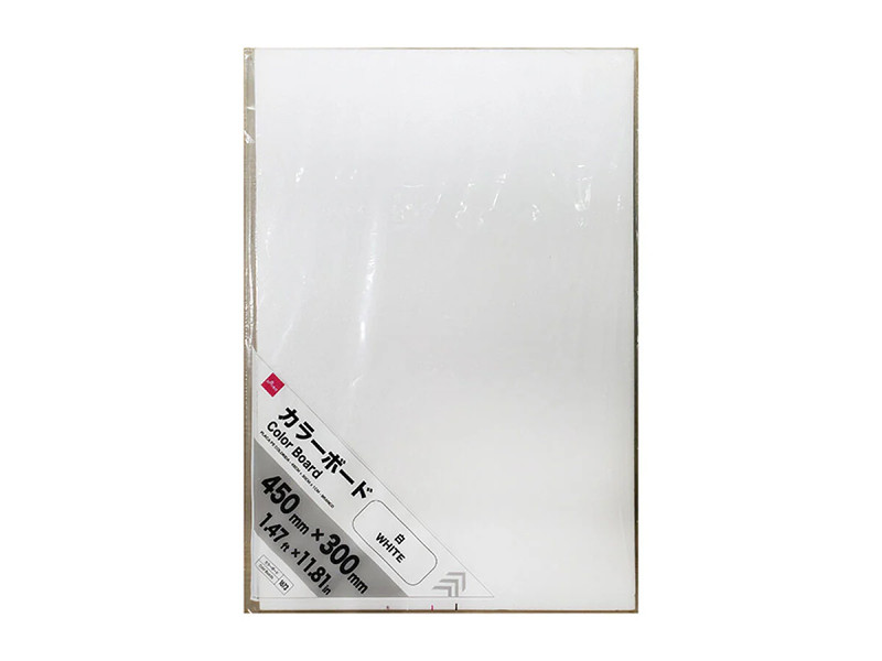 カラーボード（４５０ｍｍ×３００ｍｍ×１０ｍｍ、白）