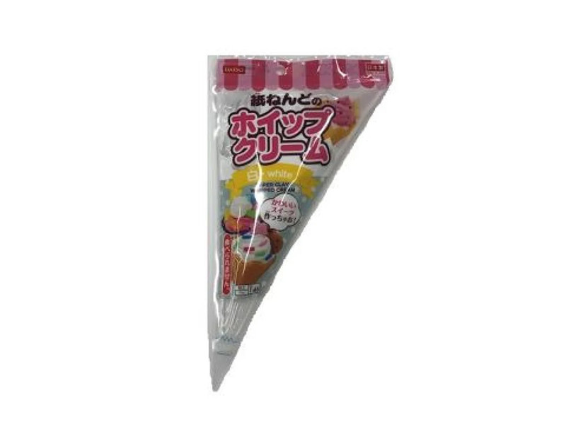 紙ねんどのホイップクリーム（白）