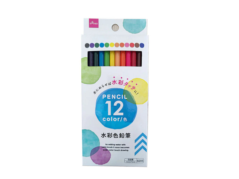 水彩色鉛筆（１２色）