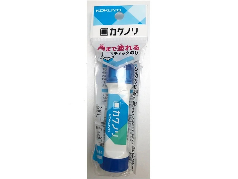 スティックのりカクノリ青