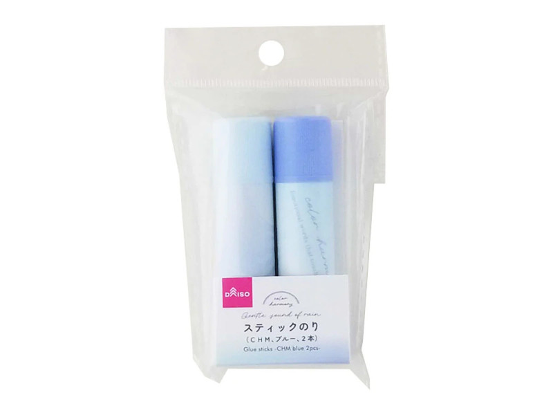 スティックのり（ＣＨＭ、ブルー、２本）