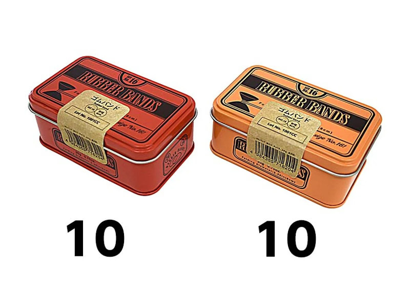 ゴムバンド（缶入り、Ｎｏ１６、２０ｇ、長方形）