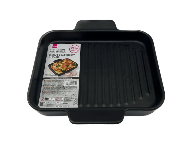 オーブン食器（約１７．５ｃｍ×１８ｃｍ、ブラック）