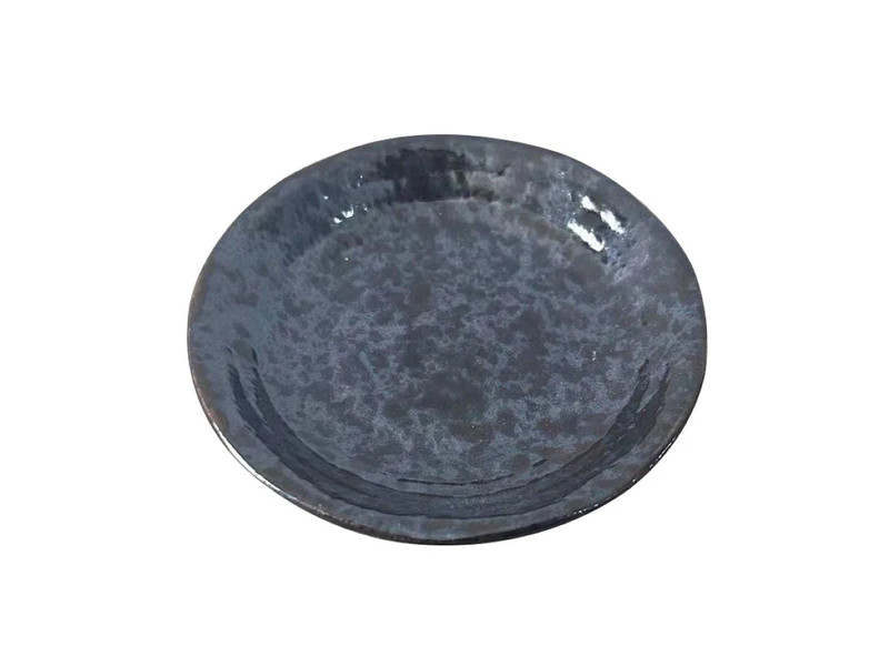 軽量天目醤油皿（約８．８ｃｍ×Ｈ１．５ｃｍ）