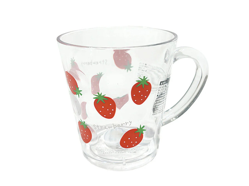 ＰＳマグカップ（２２０ｍＬ、イチゴ柄）