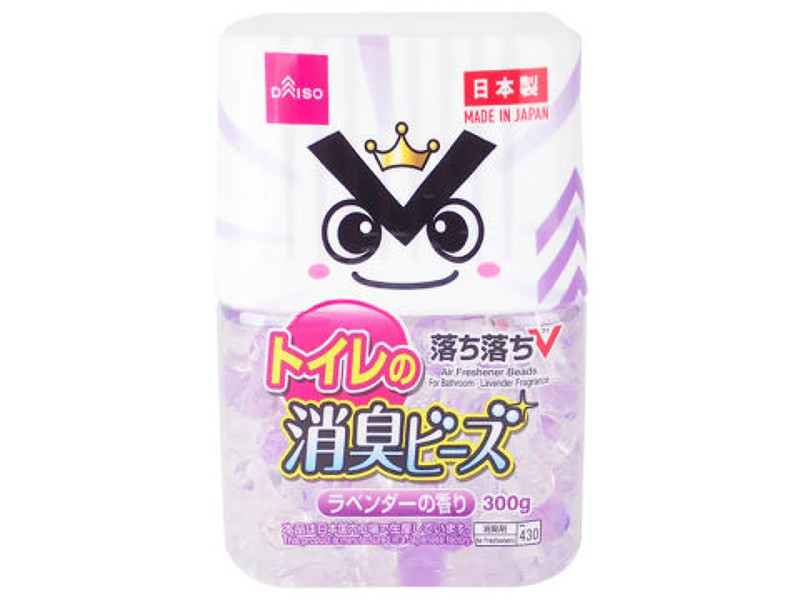 消臭ビーズ（ラベンダー、トイレ用、300g、落ち落ちV）