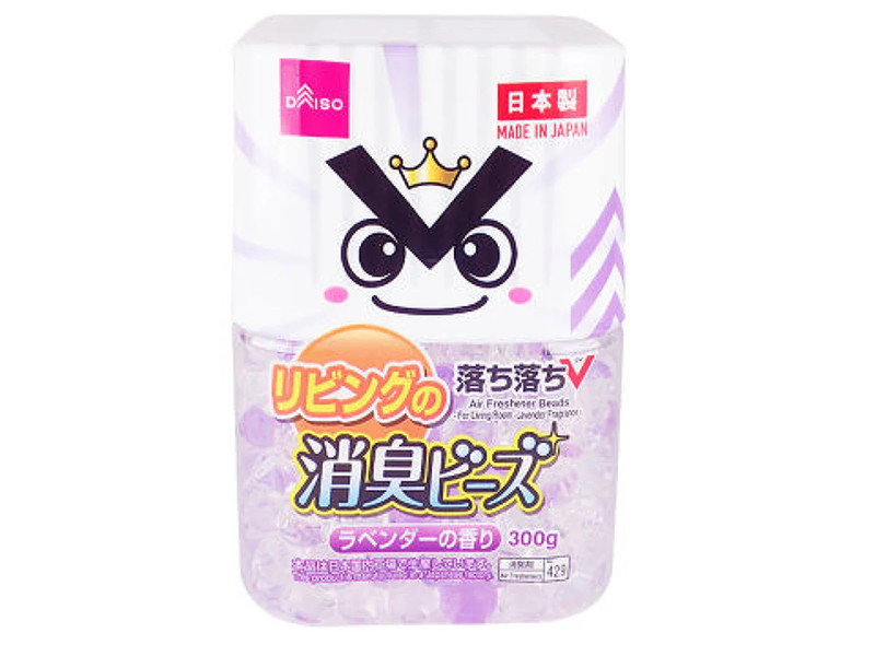 消臭ビーズ（ラベンダー、リビング用、300g、落ち落ちV）